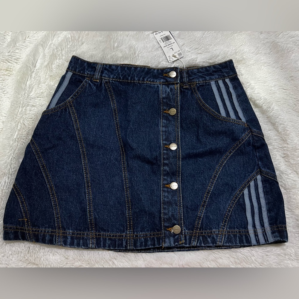 NWT Ivy Park x Adidas Rodeo Collection Denim Skirt (L)